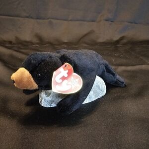 Blackie the Black Bear TY beanie baby Vintage